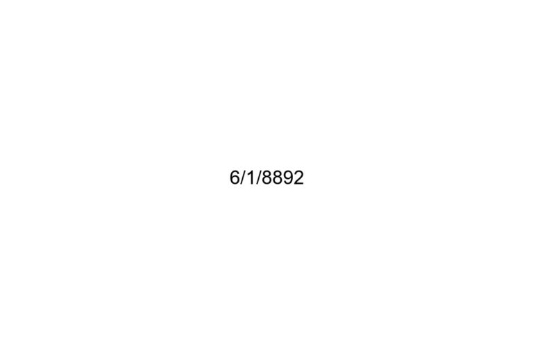 6 1 8892