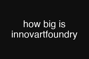 how big is innovartfoundry